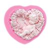 Pink Angel Craft Art Silicone Soap 3D Mold Crafts Molds Fondant Soap Molds