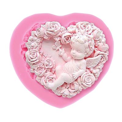 Pink Angel Craft Art Silikonseife 3D-Form Bastelformen Fondant-Seifenformen