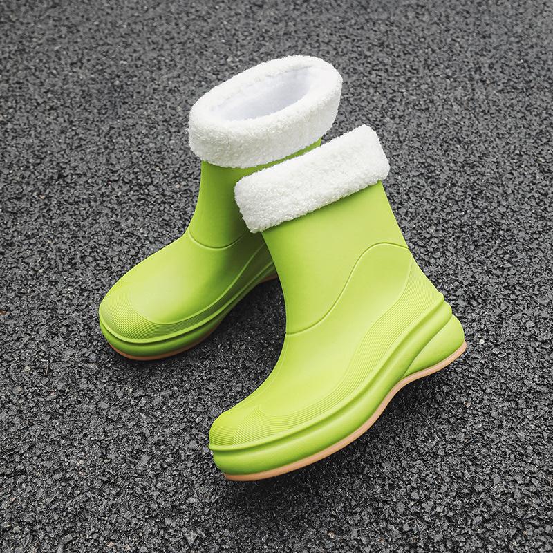 Women's Fashion Versatile Soft-soled Non-slip Rain Boots