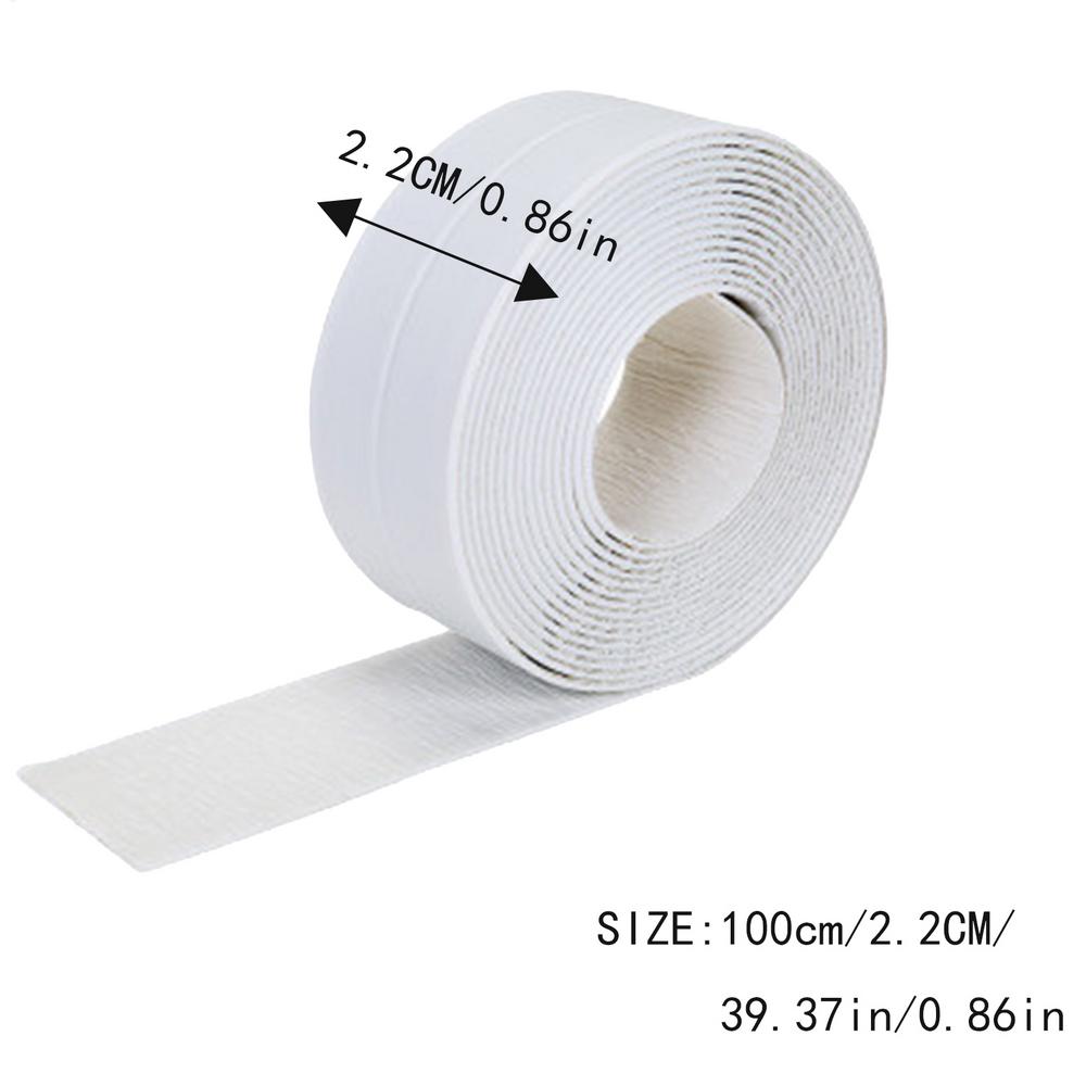 

Sink Sealant Strip 100cm Kitchen Sealing Tape Bathroom Anti-Mildew Caulk Strip Waterproof Wall Sticker for Corner Gap Joints
