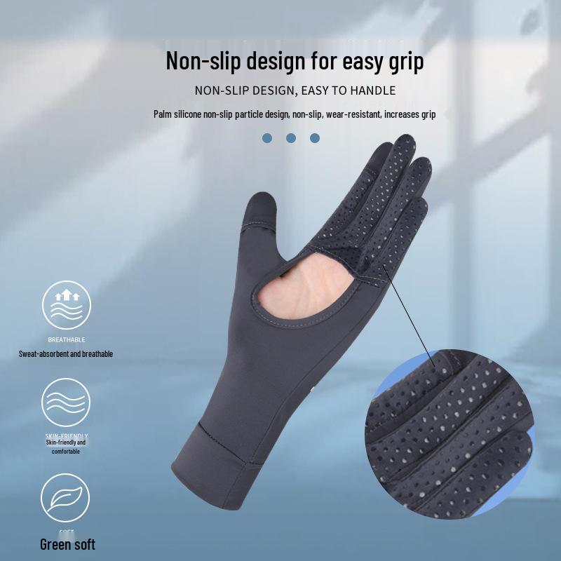 Women's UV Protection Summer Gloves - Breathable, Non-Slip, Medium-Long for Driving & Cycling