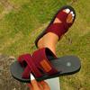 Light foam sole slippers women's flat casual open-toed beach sandals women's shoes