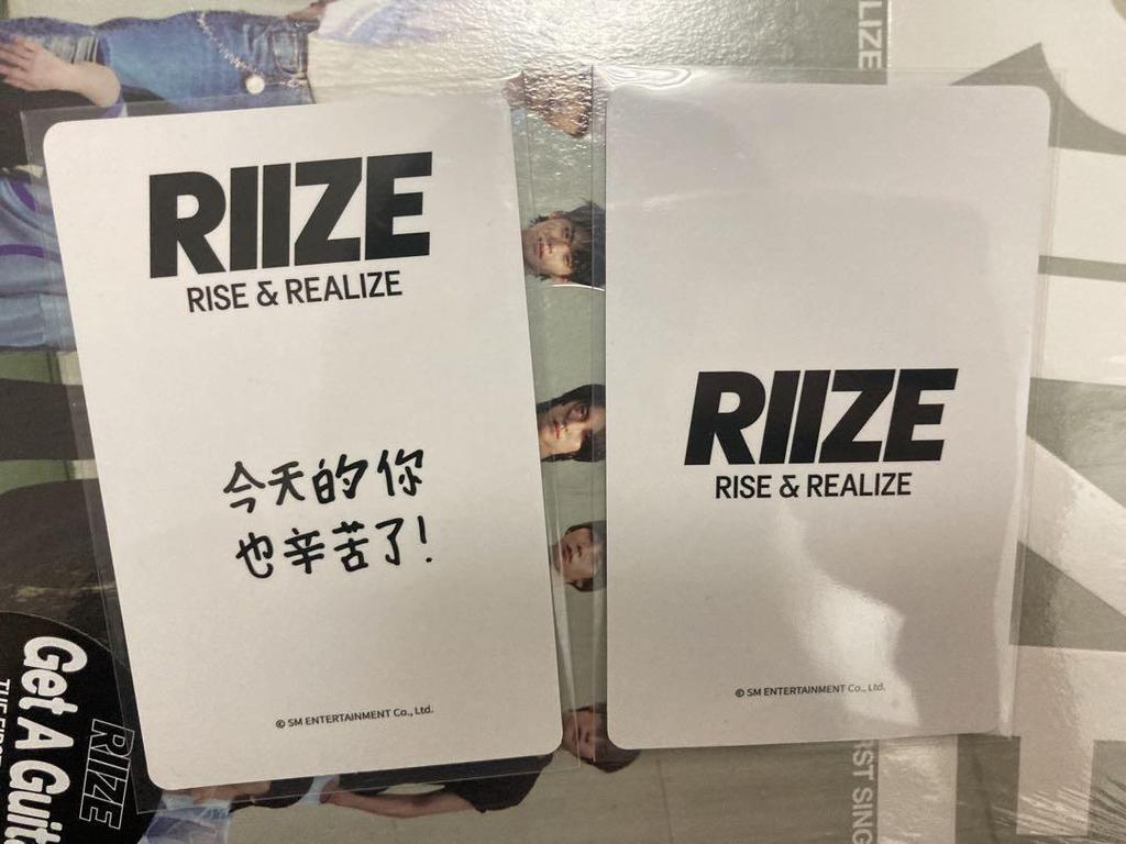 [USED] RIIZE Chinese Entertainment withfans 1.0 Anton Trading Card