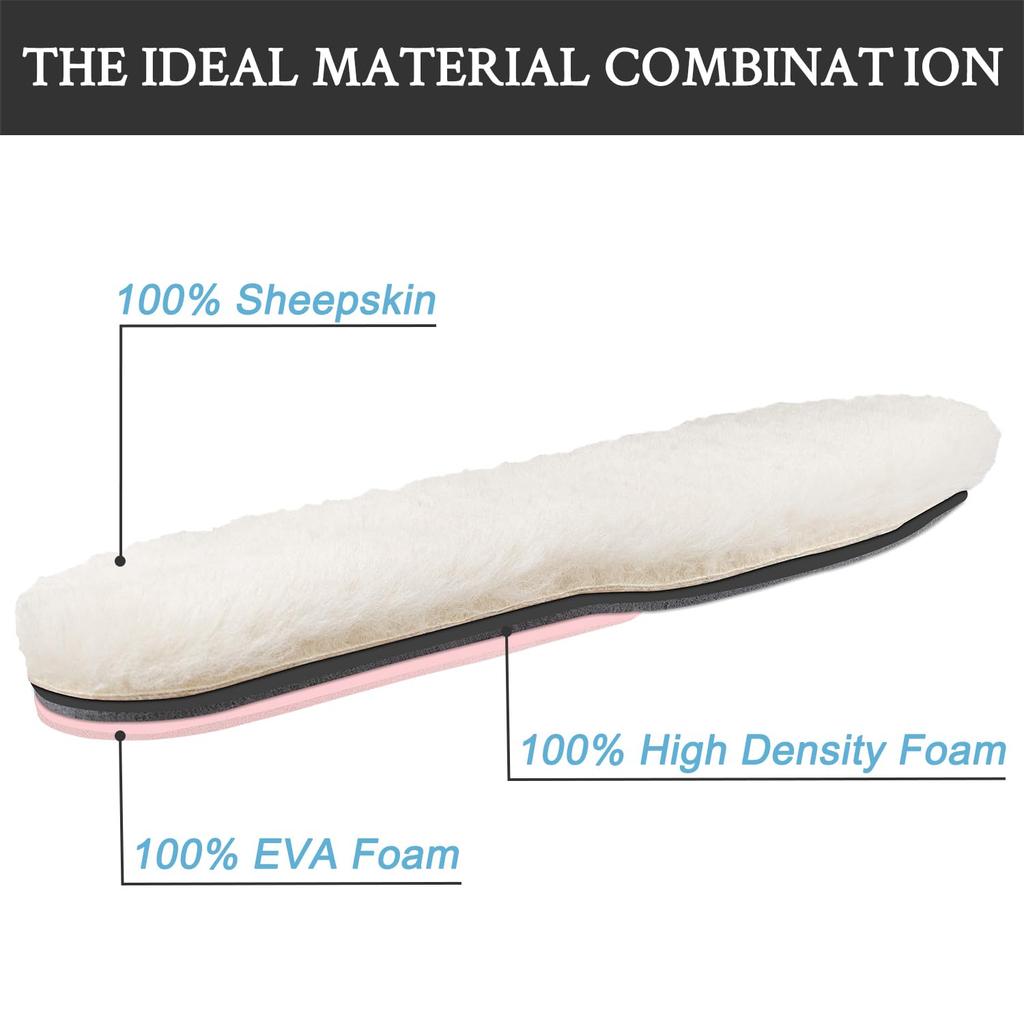 Women's UGG Insoles, Pit Sole Insoles (Pink, Size: 26cm)