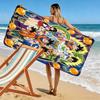 DRAGON BALL Print Beach Towel, Large Soft Quick Dry Towel for Beach Camping Swimming