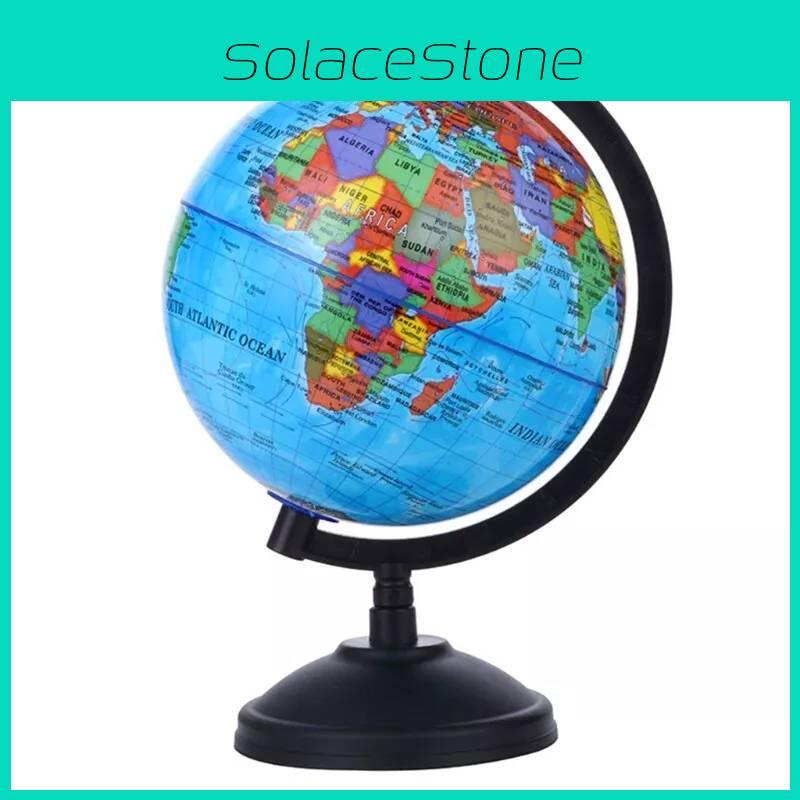 Langlebiger PVC-Lehrglobus 14,16 cm Ideal für Schüler mit zweisprachiger Beschriftung Englisch und Chinesisch