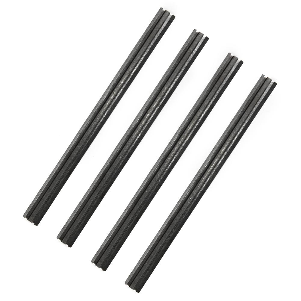 Practical High Quality Planer Blade For Woodworking 4pcs 82x5.5x1mm Carbon Practicall Reversible Straight Tool