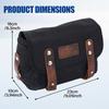 Motorcycle  Retro Canvas Saddle Bag Tool Storage Bag Multi-Pocket Storage Bag  Installed In The Front Back Left And Right