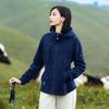 Aoli Polar Fleece Hooded Jacket for Men and Women - Lambswool Lined, Perfect for Autumn and Spring