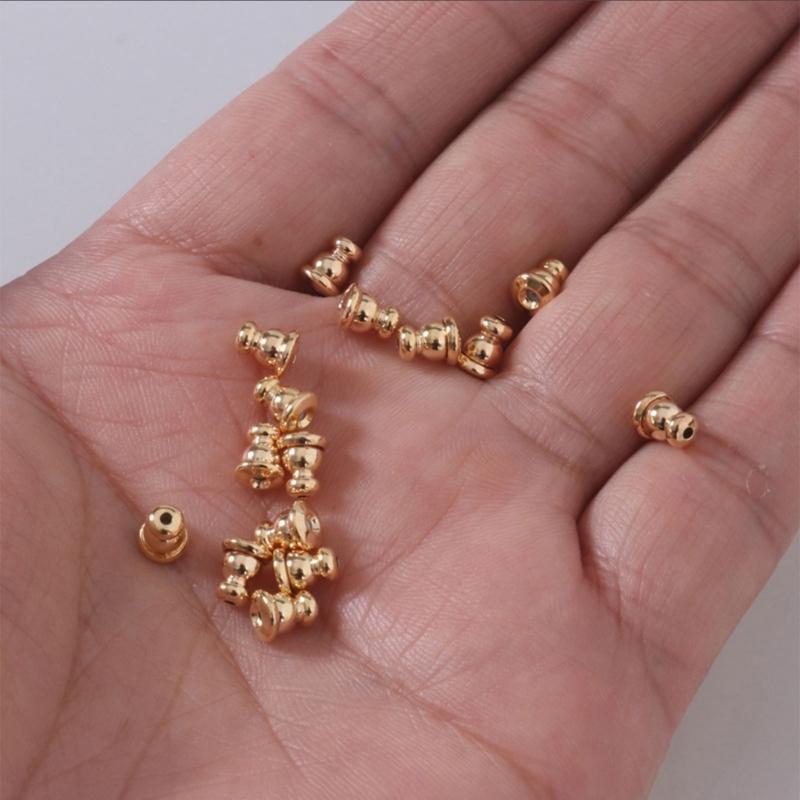 Set of 4 Secure Earring Backs Studs Locking Clutch Secure Locking Backing Stainless Steel Earring Plugs for Droopy Ears
