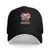 Spring Coqui Frog Puerto Rico Flag Puerto Rican Baseball Cap Hiking Fishing Sun Trucker Hat Unisex Men SunProof Baseball Caps