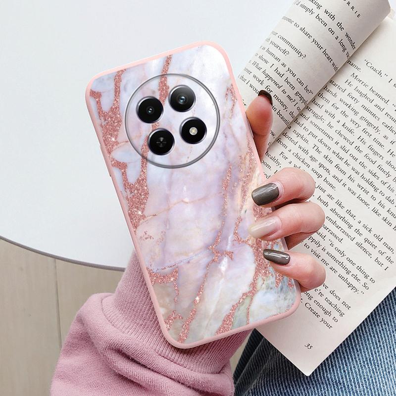 Luxury Case For Redmi 14C 4G 14R 5G A4 Note 14 Pro 5G Poco C75 Fundas Marble Art Pattern Soft TPU Protection Cover Shockproof