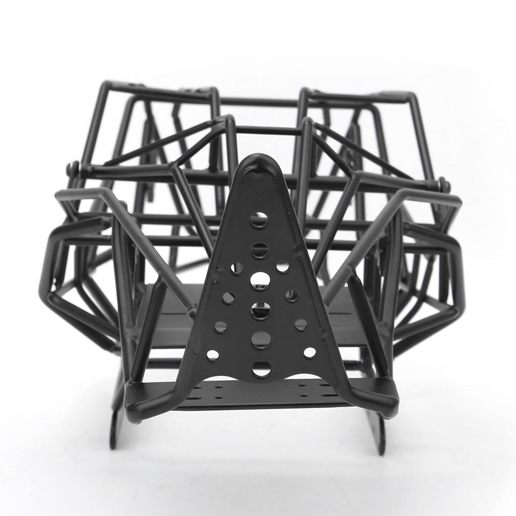 Black Metal Welding Roll Cage Frame Body Chassis for Wraith 1Celsius10 Scale RC Car