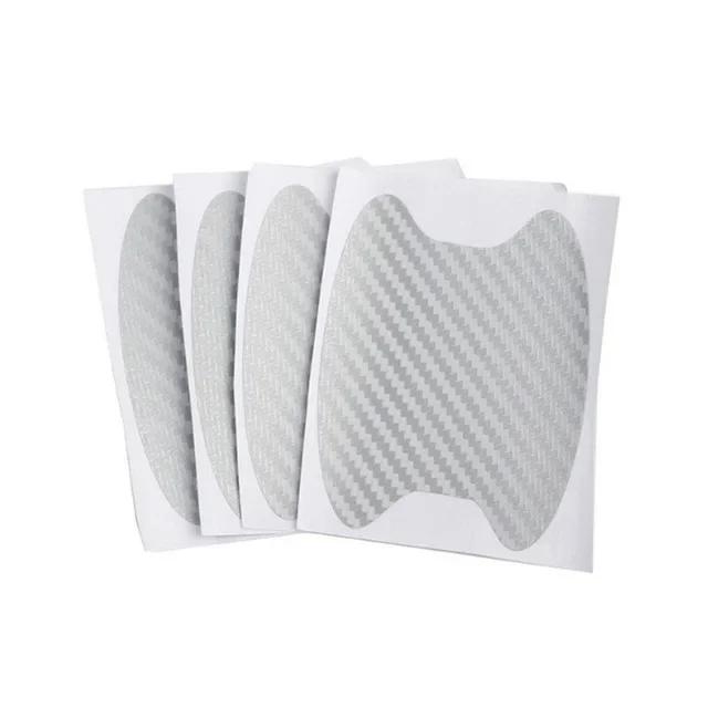 Handle sticker Car door handle, car sticker protective film, carbon fiber handle wrist sticker 4 car stickers