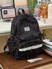 Schoolbag Japanese ins cute cartoon printed schoolbag female high value lace sweet primary school travel backpack