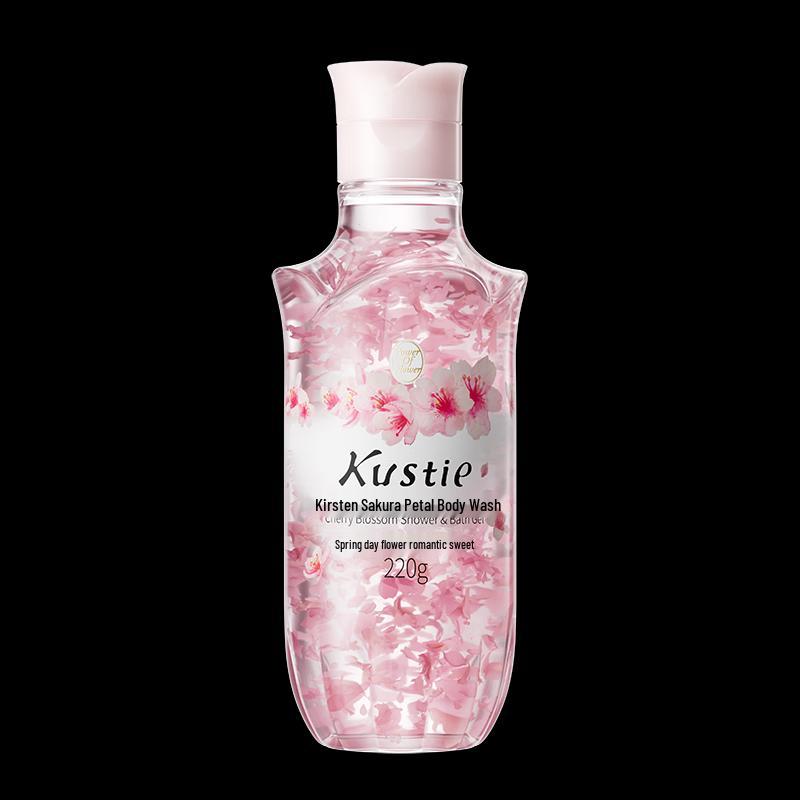Kustie Sakura Flower Petal Shower Gel 220g