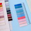 200 Sheets Transparent Sticky Notes Self-Adhesive BookMarkers Annotation Reading Book Clear Tab Kawaii Cute Stationery