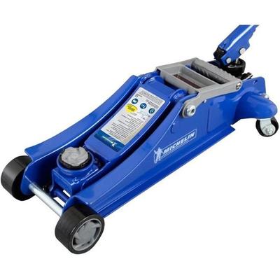 Hydraulic Rolling Jack Maximum Lift 1.8T Height 105mm To 350mm - MICHELIN - Swivel Wheels - 360° Rotating Lifting Handle