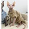 Warm Fleece Pet Bodysuit Hairless Cats Sphynx Devon Rex Leopard Cat Four-Legged Winter Coat