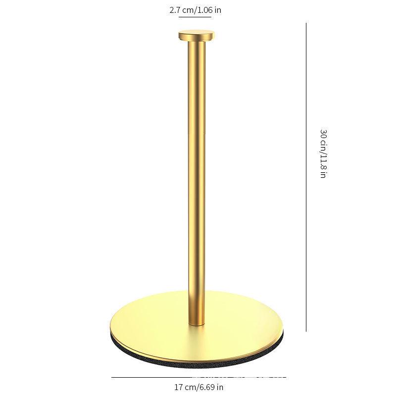 Stainless Steel Vertical Desktop Tissue and Toilet Paper Holder for Hotel Kitchen