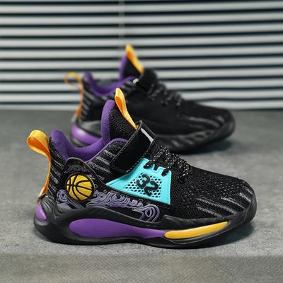 Značkové dětské sportovní boty Protiskluzové běžecké boty Chlapecké basketbalové sportovní tenisky Módní pohodlné teenagerské volnočasové tenisky
