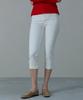 Aheule [Fleece] Slen Slim Fleece Span Cropped Capri Pants_White