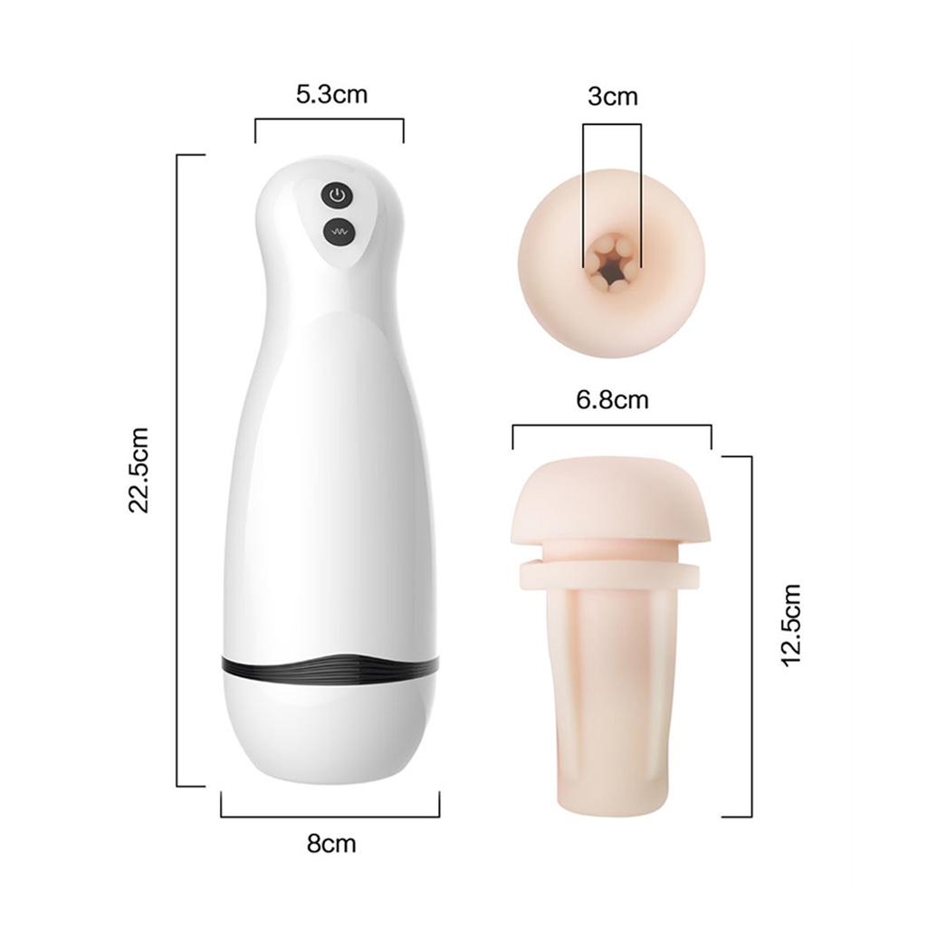 Vibrating Male Masturbator Sex Toys Realistic Vaginal Pocket Pussy Blowjob Sucking Masturbator Cup for Male Stroker Adult Toys