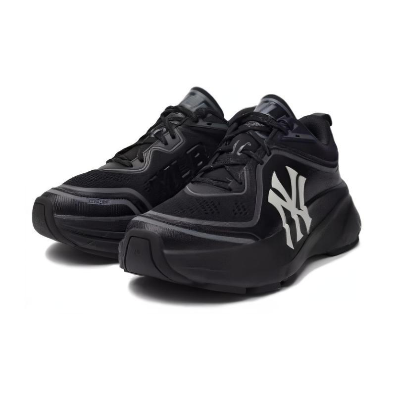 MLB Chunky Runner Ath flow Low Top Casual Running Shoes Unisex Black White Sneakers 3ARNATF4N-50BKS