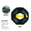 RV Cable Tidy Reel 25M Mains Wire Hook Up Lead Extension Holder Storage for Camper Caravan Motorhome Cable Winding Reel Winding