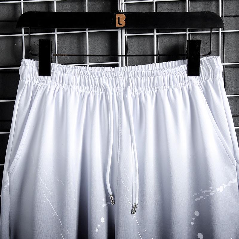 2021 Summer Men's Loose Fit Hooded Short Sleeve Sport Set