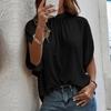 Elegant Summer Chiffon Leopard Print Women Bat Sleeve Blouses Shirt Top Strap