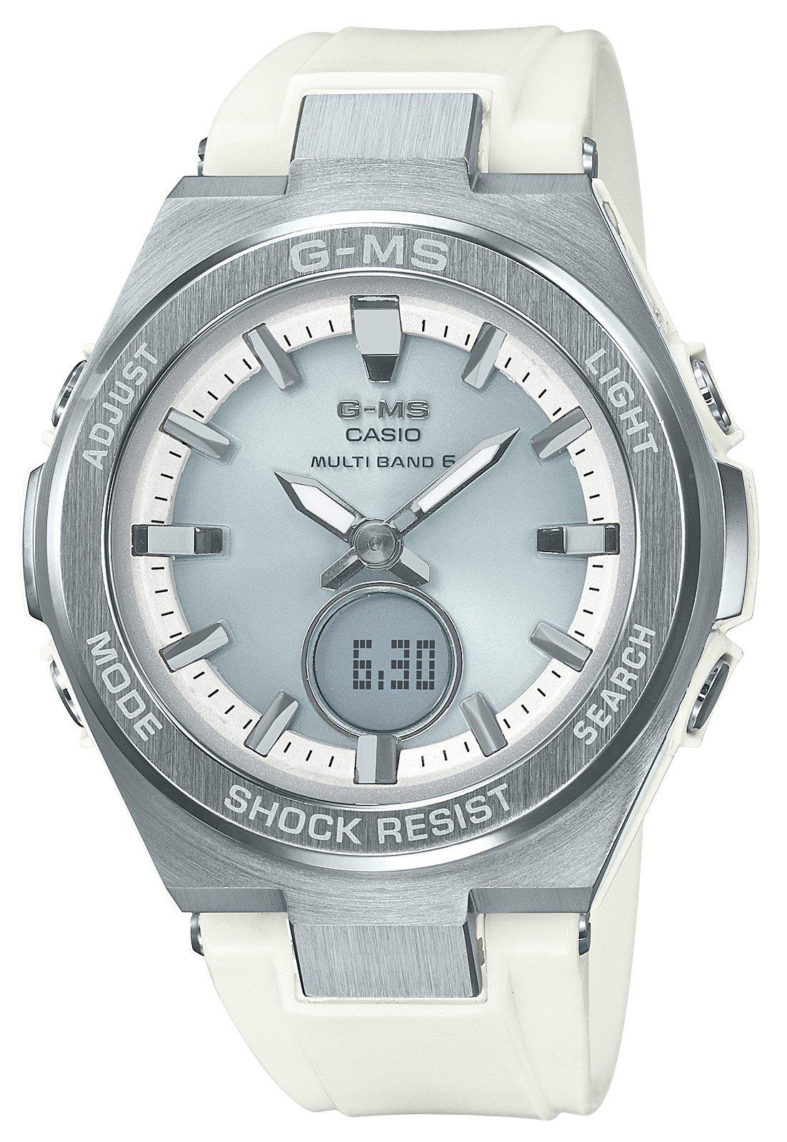 

BABY-G G-MS Радиоуправляемые часы на солнечной батарее MSG-W200-7AJF Женские Белые (Модель для внутреннего рынка Японии)