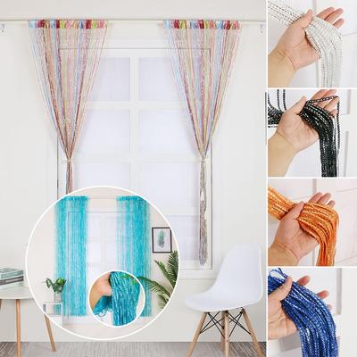 Tassel Curtain Decorative Door Curtain Hanging Beaded Curtains Door Fly Screen Room Divider Net