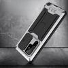 Custodia blindata per Samsung Galaxy S22 Ultra, R-JUST CamShield Slide, argento