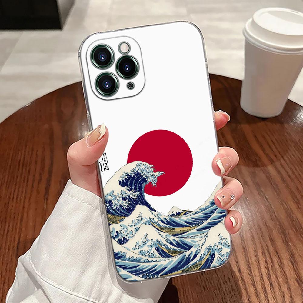 The Great Wave Katsushika Hokusai Case For Apple iPhone 17 16 15 14 13 12 11 Pro Max 16 Plus 16E 17Air 17Pro Phone Cover Funda