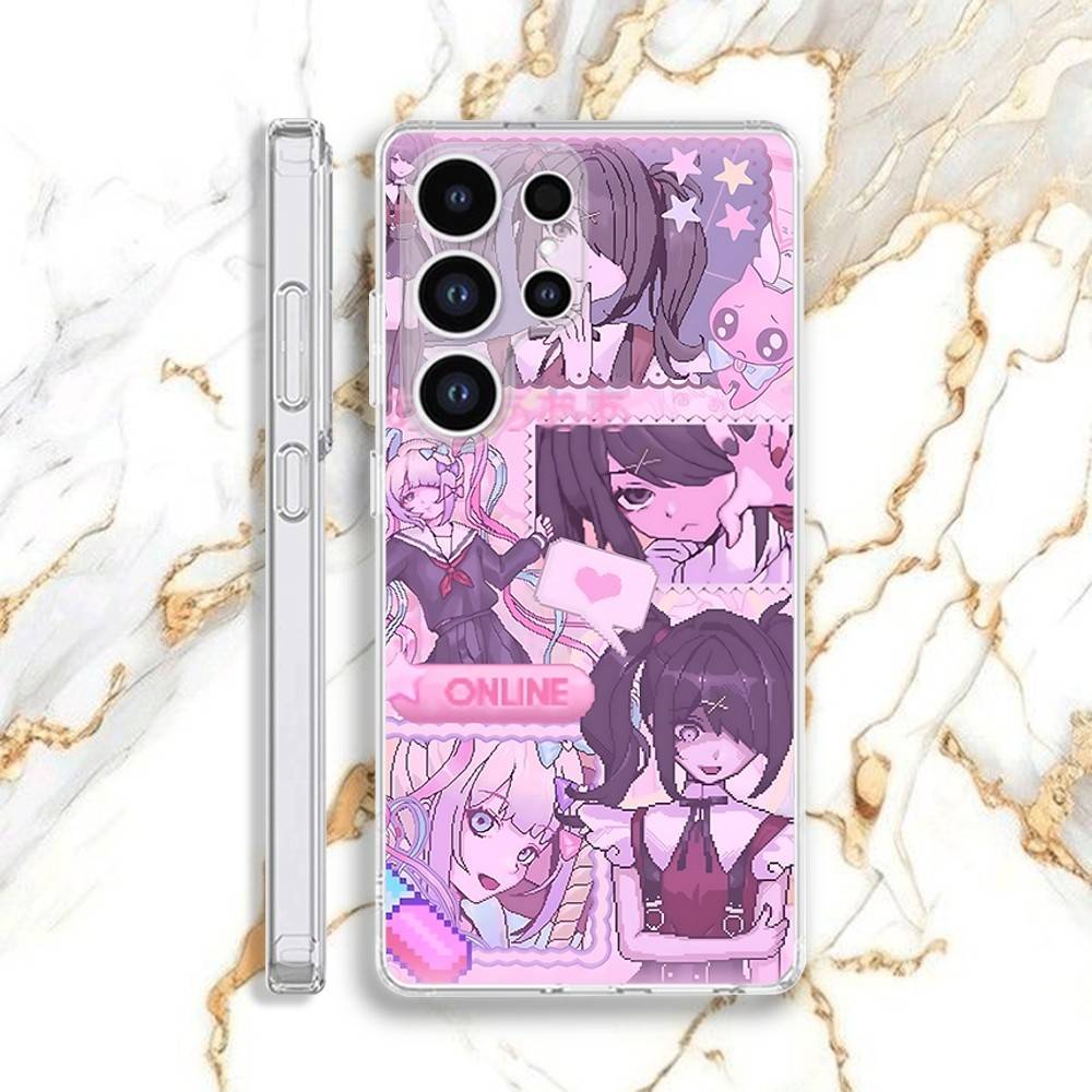 

N-Needy Girl O-Overdose Streamer Phone Case For Samsung S30,23,21,22,20, FE lite,S10,9,8,7 PIus Note20ultra Soft Transparent SamsungS20fe