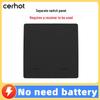 Battery-free, Waterproof, Self-powered Smart Switch; Wireless and Adhesive, Remote Control for Easy Household Use.