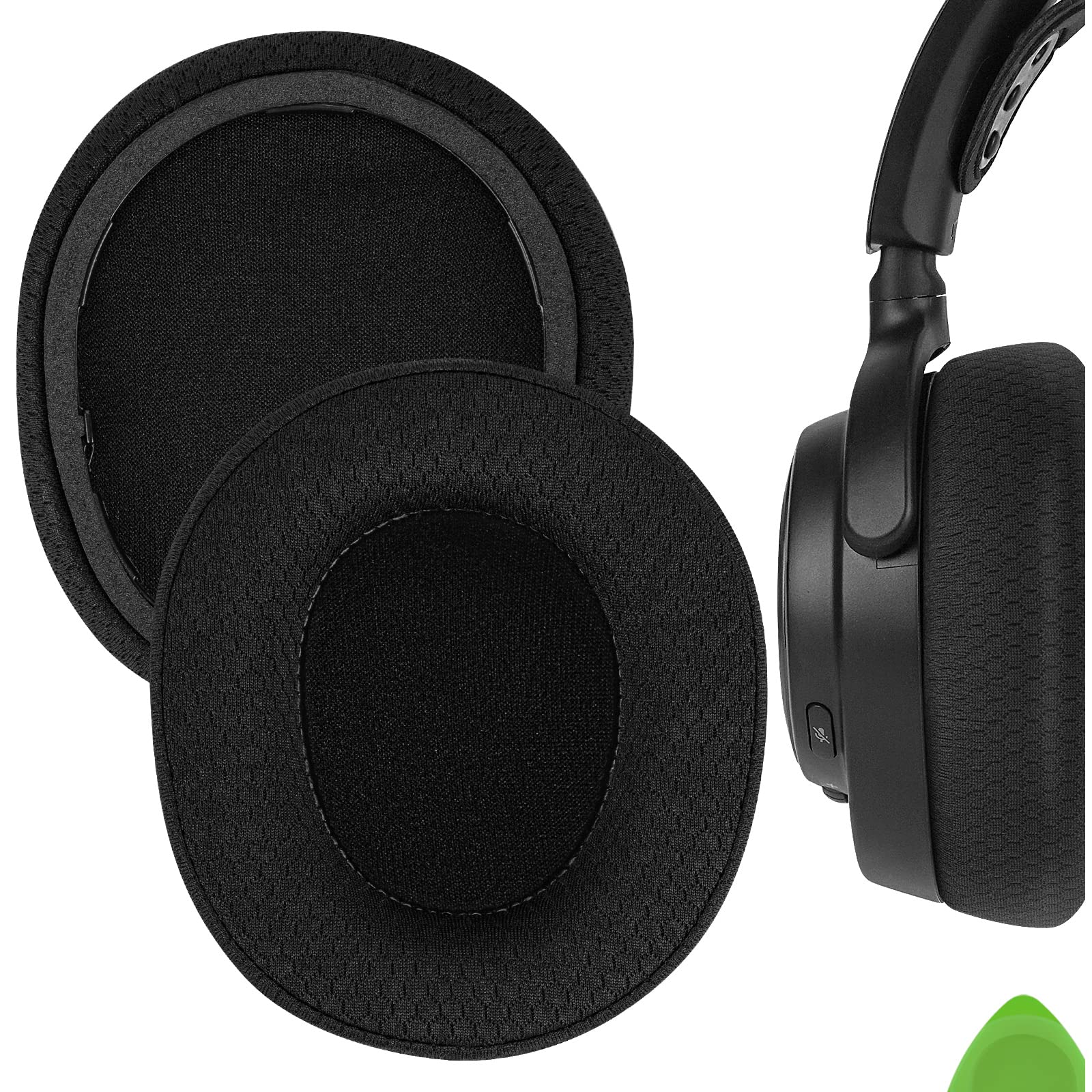

Geekria Comfort Ear Pads, Compatible with SteelSeries Arctis Nova Pro Wireless Headphones, Ear Pads/Ear Cups (Mesh Fabric/Black)
