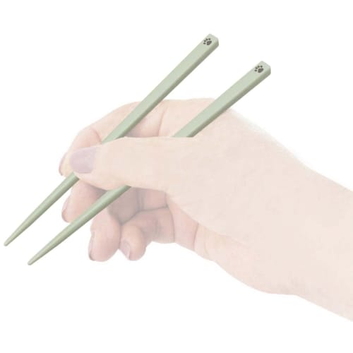 Skater mofusand Chopsticks and Chopstick Case Set, 16.5cm, for Children, Antibacterial, Made in Japan, ABS2AMAG-A