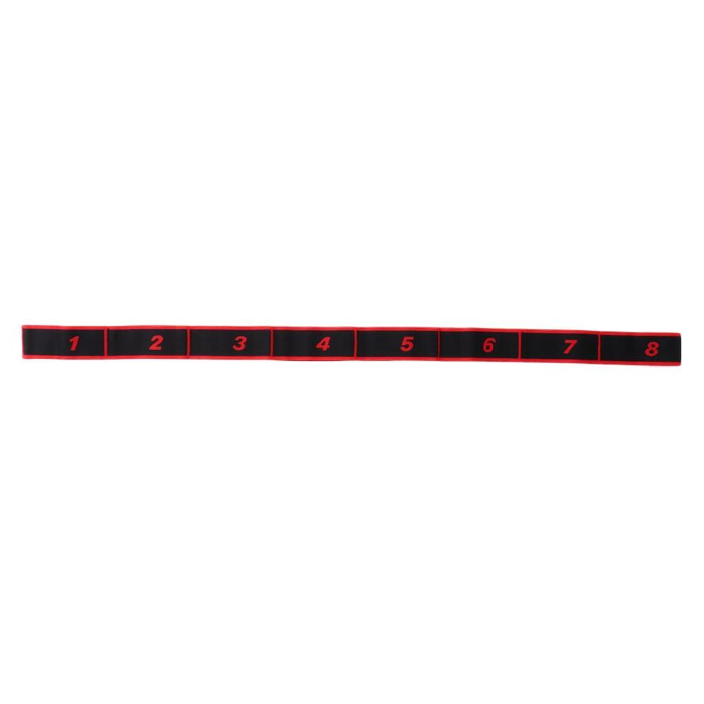 Tiuimk Elastiband Resistance Loop Bands 8 Gym Yoga Exercise Stretching Women Workout 90cm 15kg (Red, 90x4cm)