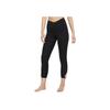 Nike 21 Solid High-Waisted Slim Fit Nine-Point Sports Pants Women Bottoms Black DJ0802-010