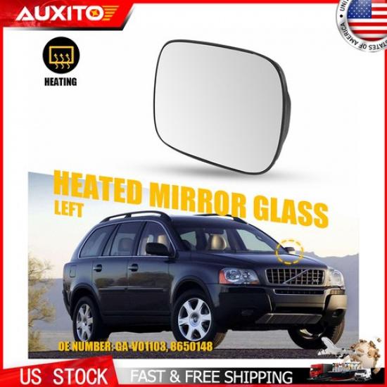 Зеркальный элемент с подогревом левой стороны для Volvo XC90 2003-2006 и XC70 2003-2006