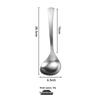 Hammered 304 Stainless Steel Serving Spoon