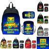 16-inch Children's Backpack Set Geometric Dash Durable Shockproof And Lightweight