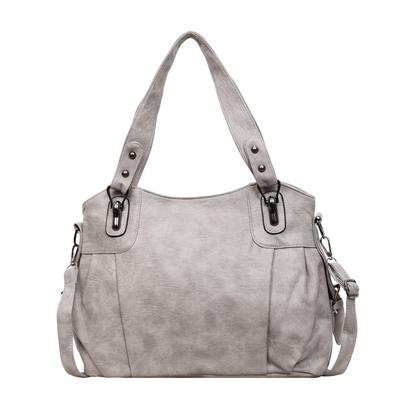 Commuter Handbag Women's Shoulder Bag Large Capacity PU Crossbody Bag Middle-aged Tote Bag