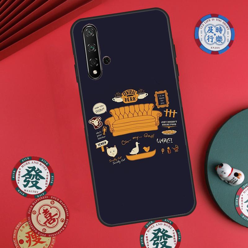 Friends TV Show For Huawei Nova 11i 8i 12i 12s 9 10 SE Y60 Y70 Y90 Y72 Y73 Y61 Y91 P60 Pro P30 P40 Lite Case