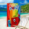 Proof Beach Towel with a Numberblocks Pattern - Soft,absorbent,quick-drying,machine Washable - Perfect for Swimming,camping,bathing