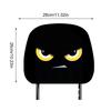 Headrest Covers For Cars 2 Pieces Funny Halloween Head Rest Covers With Big Eyes Seasonal Decor For Fall Holiday Trip Travel