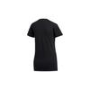 adidas T Shirts Women's Black Crew Neck Moderate Straight Fit ED8169