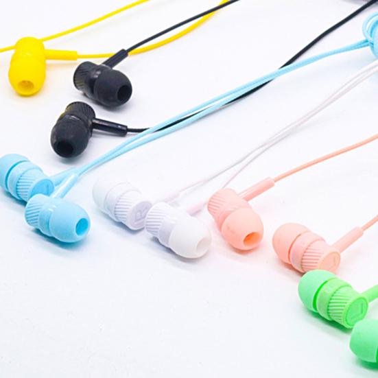 Wired Earbud Intelligent Noise Reduction Powerful Bass Ergonomic 3.5mm HiFi In-ear Sports Gaming Earbud for Running